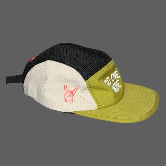 BPN Go One More 5 Panel Run Hat Green Black White Limited Edition EUC OSFM - Picture 2 of 9